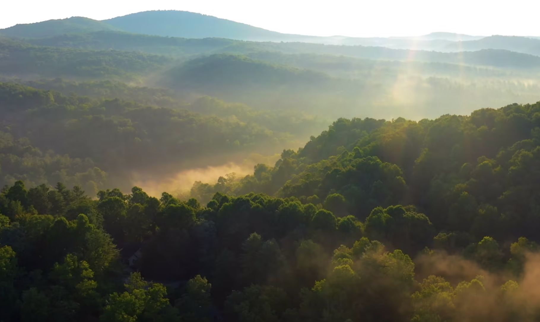 Misty mountains